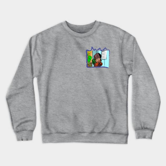 grass arts presents, father and son Crewneck Sweatshirt by CampGrassArts